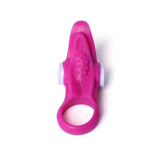 Tonge vibrating cock ring